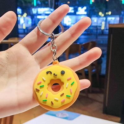 Jauns radošs, saldais virtulis, atslēgu piekariņi ballīte, labvēlība bērniem, pārtikas kulons, atslēgu piekariņi, somas, rotājumi, aksesuāri, Ziemassvētku un jaungada dāvanas