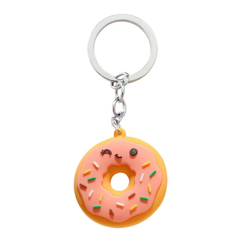 Jauns radošs, saldais virtulis, atslēgu piekariņi ballīte, labvēlība bērniem, pārtikas kulons, atslēgu piekariņi, somas, rotājumi, aksesuāri, Ziemassvētku un jaungada dāvanas