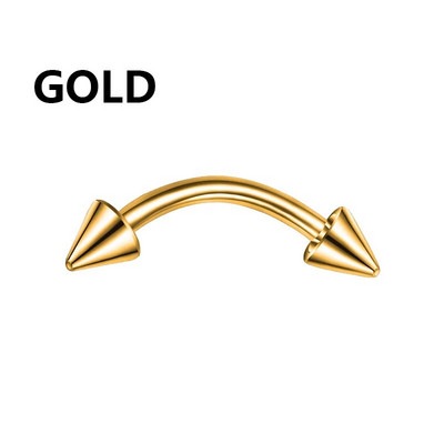 1/5 τεμ. Σκουλαρίκι για τα χείλη φρυδιών σε σχήμα μπανάνας Δαχτυλίδι χειλιών από ανοξείδωτο ατσάλι Καμπύλη μπάρα καρφίτσα έλικα ομφαλό Σκουλαρίκι χόνδρου σώματος Κοσμήματα