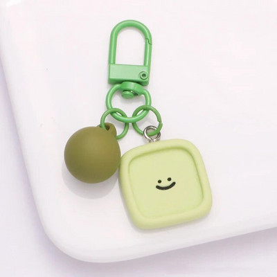 Jauns jauks smaidošs sejas sveķu atslēgu piekariņš Sirds Zieds Mākoņu soma kulons DIY Aksesuāri Konfektes Krāsa Atslēgu piekariņi Dekorācijas Rotaslietas