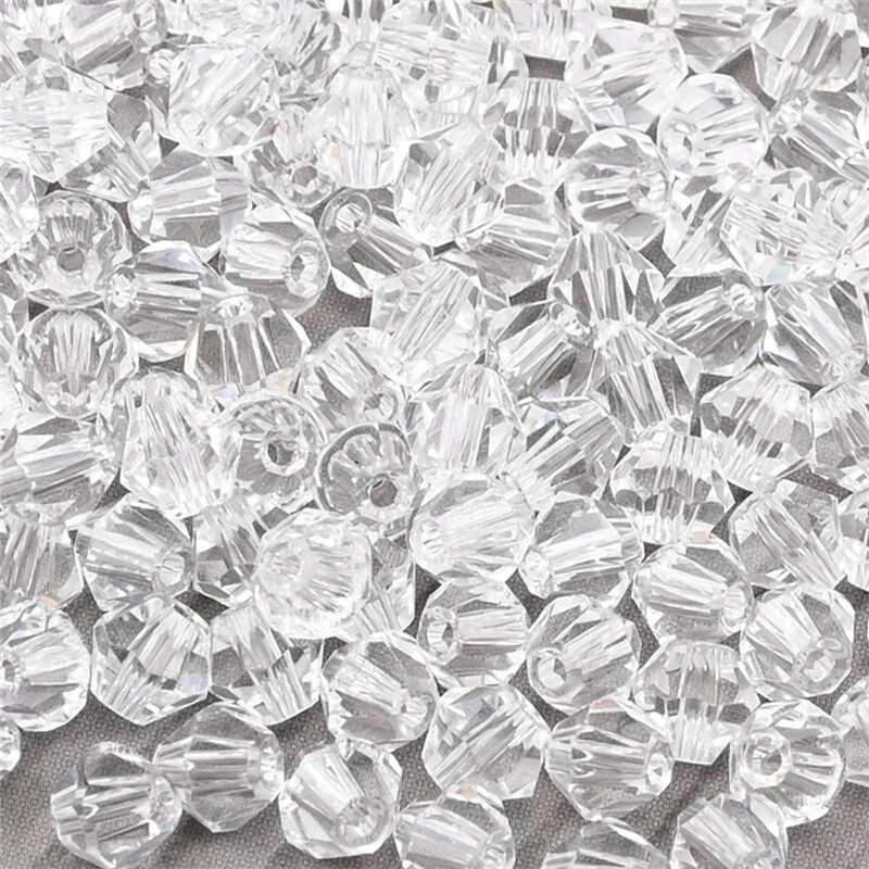 Austrijske staklene perle Male fasetirane bikonusne kristalne perle za ogrlicu Nakit Narukvice Naušnice Privjesci i alke Izrada obrta