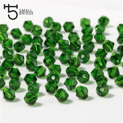 3 4 6 mm Austrijas bikona kristāla krelles juvelierizstrādājumu izgatavošanai, aksesuāri, daudzkrāsaini slīpēta stikla starplikas vairumtirdzniecība