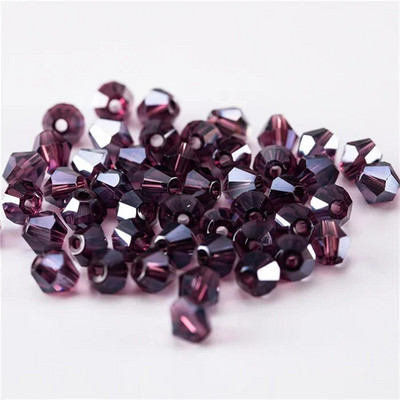 3 4 6 mm Austrijas bikona kristāla krelles juvelierizstrādājumu izgatavošanai, aksesuāri, daudzkrāsaini slīpēta stikla starplikas vairumtirdzniecība