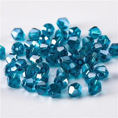 3 4 6 mm Austrijas bikona kristāla krelles juvelierizstrādājumu izgatavošanai, aksesuāri, daudzkrāsaini slīpēta stikla starplikas vairumtirdzniecība