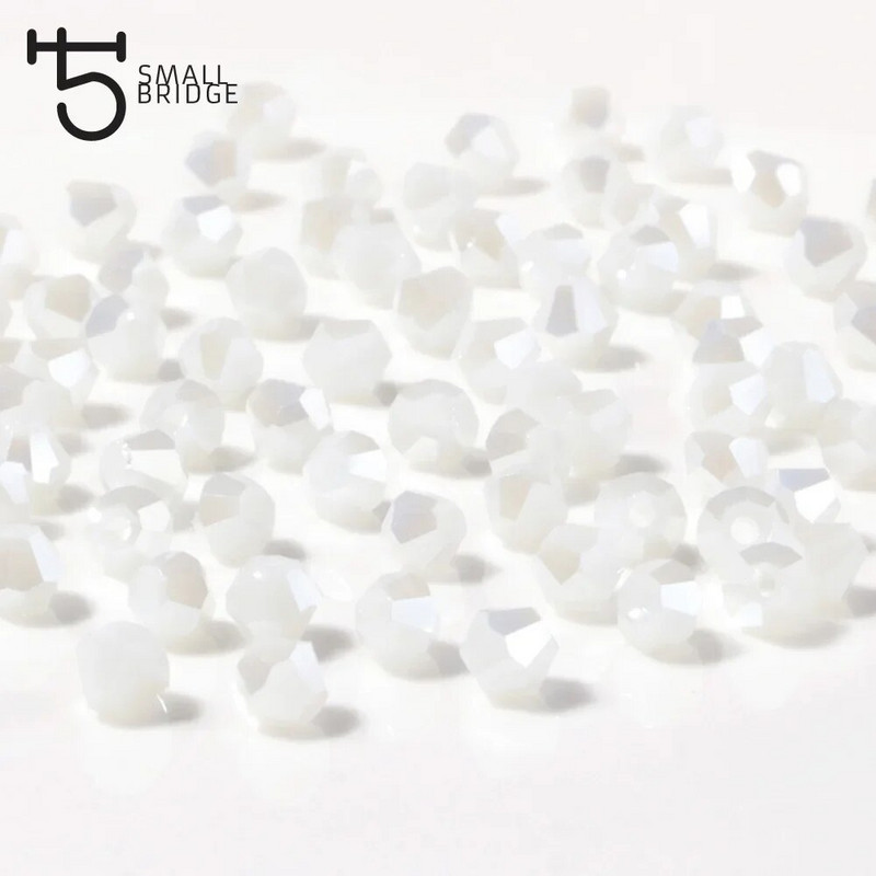 3 4 6 mm Austrijas bikona kristāla krelles juvelierizstrādājumu izgatavošanai, aksesuāri, daudzkrāsaini slīpēta stikla starplikas vairumtirdzniecība