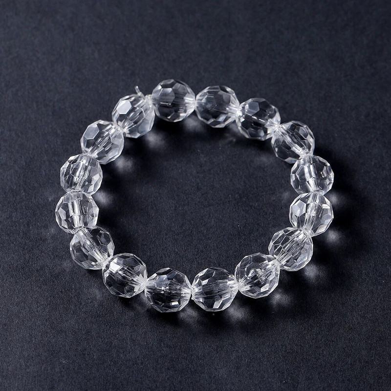 10-300 gab 4-16 mm slīpētas akrila krelles, caurspīdīgas baltas, vaļīgas starplikas krelles, kas paredzētas DIY rokassprādzes kaklarotas rotaslietu izgatavošanai.