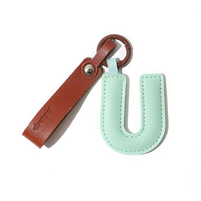 HOT Creative PU 26 burtu atslēgu ķēdes alfabēta burtu automašīnas atslēgu aksesuāri biznesa atslēgu turētājs sieviešu somas kulonu atslēgu piekariņa dekorēšana