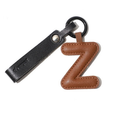 HOT Creative PU 26 burtu atslēgu ķēdes alfabēta burtu automašīnas atslēgu aksesuāri biznesa atslēgu turētājs sieviešu somas kulonu atslēgu piekariņa dekorēšana