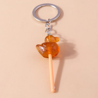 Prekrasni slatkiši od smole, lizalica, privjesak za ključeve, mini 3D simulacija hrane, privjesci za ključeve za muškarce, žene, torbice, privjesci, DIY, dječji nakit, darovi
