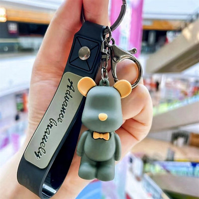 Jauks sveķu atslēgu piekariņš piekariņš kaklasaite lācis kulons sievietēm soma Auto atslēgu piekariņš aproce Rotaslietas aksesuāri bērniem meitene dāvana