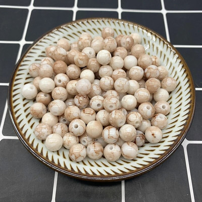 8 mm–10 mm apaļas formas krelles, rotaslietas, akrila krelles, daudzkrāsainas, brīvas pērlītes, rotaslietas, DIY aksesuāri