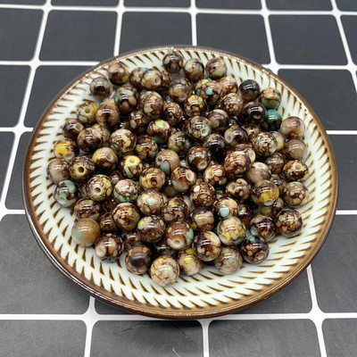 8 mm–10 mm apaļas formas krelles, rotaslietas, akrila krelles, daudzkrāsainas, brīvas pērlītes, rotaslietas, DIY aksesuāri