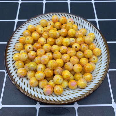 8 mm–10 mm apaļas formas krelles, rotaslietas, akrila krelles, daudzkrāsainas, brīvas pērlītes, rotaslietas, DIY aksesuāri