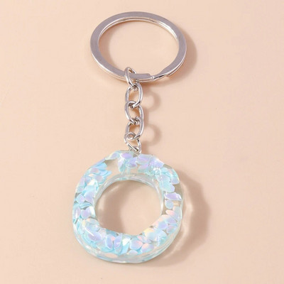 Novi kreativni cvjetni privjesak s inicijalima od 26 slova AZ Abeceda Privjesci za ključeve za žene Djevojke Dekoracija torbice Nakit Dodaci