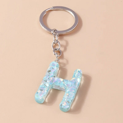 Novi kreativni cvjetni privjesak s inicijalima od 26 slova AZ Abeceda Privjesci za ključeve za žene Djevojke Dekoracija torbice Nakit Dodaci