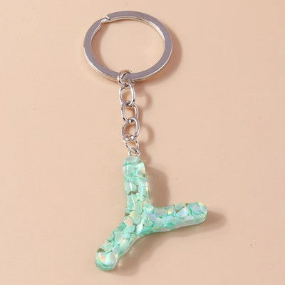 Novi kreativni cvjetni privjesak s inicijalima od 26 slova AZ Abeceda Privjesci za ključeve za žene Djevojke Dekoracija torbice Nakit Dodaci