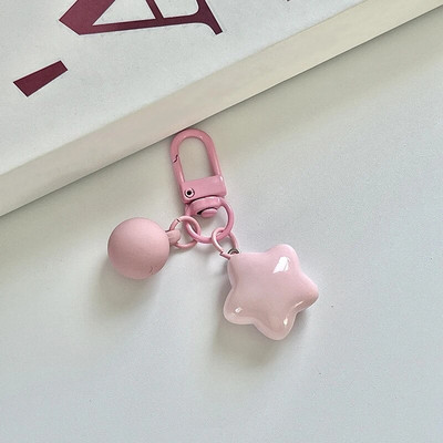 Πολύχρωμο Stars Μπρελόκ Ρητίνη Ρητίνη Star Μπρελόκ Γυναικεία Θήκη Ακουστικών Κοριτσίστικο Σακίδιο πλάτης Διακόσμηση κλειδιού αυτοκινήτου