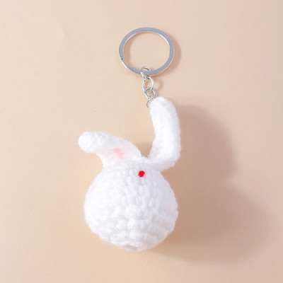 Ar rokām darināts trikotāžas atslēgu piekariņš sievietēm Meitenēm Mīlīgs tamborēts ziedu atslēgu piekariņš Kuloni Auto atslēgu piekariņš rokassomu piekariņi Dāvanas