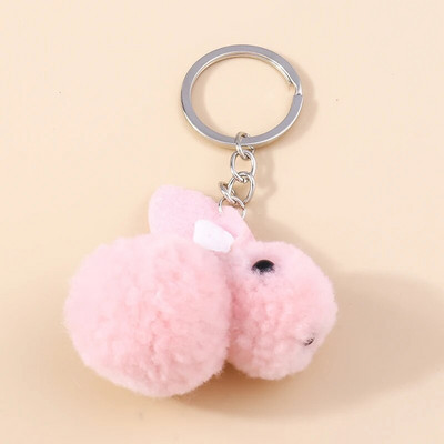 Ar rokām darināts trikotāžas atslēgu piekariņš sievietēm Meitenēm Mīlīgs tamborēts ziedu atslēgu piekariņš Kuloni Auto atslēgu piekariņš rokassomu piekariņi Dāvanas