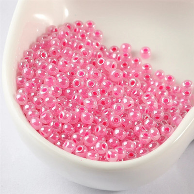 2mm/3mm/4mm Κρέμα Ομοιόμορφο Στρογγυλό Γυάλινο Γούρι για Δαχτυλίδι Κατασκευής Κοσμημάτων Κολιέ Βραχιόλι Χάντρες Diy Αξεσουάρ