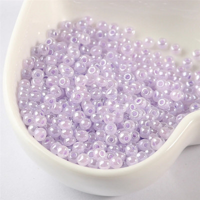 2mm/3mm/4mm Κρέμα Ομοιόμορφο Στρογγυλό Γυάλινο Γούρι για Δαχτυλίδι Κατασκευής Κοσμημάτων Κολιέ Βραχιόλι Χάντρες Diy Αξεσουάρ