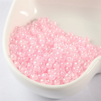 2mm/3mm/4mm Κρέμα Ομοιόμορφο Στρογγυλό Γυάλινο Γούρι για Δαχτυλίδι Κατασκευής Κοσμημάτων Κολιέ Βραχιόλι Χάντρες Diy Αξεσουάρ