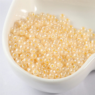2mm/3mm/4mm Κρέμα Ομοιόμορφο Στρογγυλό Γυάλινο Γούρι για Δαχτυλίδι Κατασκευής Κοσμημάτων Κολιέ Βραχιόλι Χάντρες Diy Αξεσουάρ