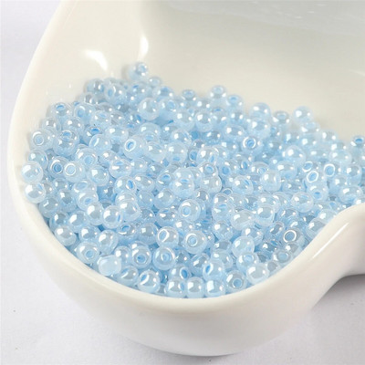 2mm/3mm/4mm Κρέμα Ομοιόμορφο Στρογγυλό Γυάλινο Γούρι για Δαχτυλίδι Κατασκευής Κοσμημάτων Κολιέ Βραχιόλι Χάντρες Diy Αξεσουάρ