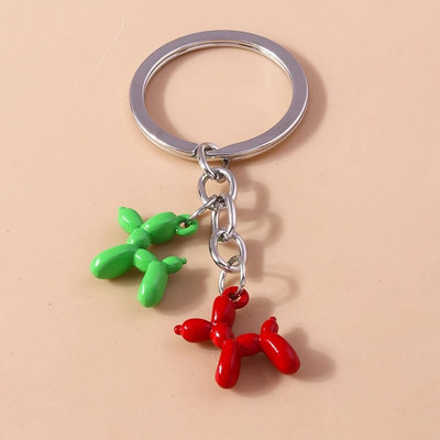 Jauka multfilma 3D dzīvnieks suns atslēgu piekariņš zilonis kaķis atslēgu piekariņi kuloni atslēgu turētājam sieviešu rokassomu piekariņi DIY rotaslietas dāvanas