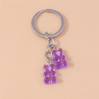 Jauka multfilma 3D dzīvnieks suns atslēgu piekariņš zilonis kaķis atslēgu piekariņi kuloni atslēgu turētājam sieviešu rokassomu piekariņi DIY rotaslietas dāvanas