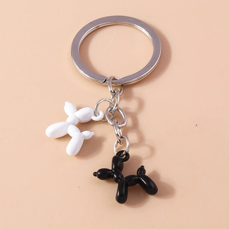 Jauka multfilma 3D dzīvnieks suns atslēgu piekariņš zilonis kaķis atslēgu piekariņi kuloni atslēgu turētājam sieviešu rokassomu piekariņi DIY rotaslietas dāvanas