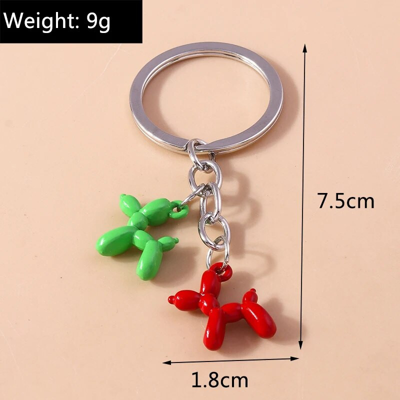 Jauka multfilma 3D dzīvnieks suns atslēgu piekariņš zilonis kaķis atslēgu piekariņi kuloni atslēgu turētājam sieviešu rokassomu piekariņi DIY rotaslietas dāvanas