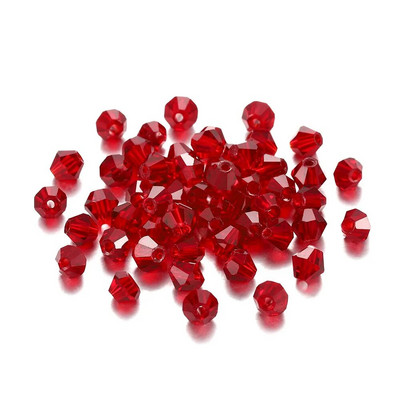 200Pcs 3mm ΑΒ Έγχρωμες γυαλιστερές γυάλινες χάντρες Loose Spacer Bicone Crystals Χάντρες για Αξεσουάρ κατασκευής κοσμημάτων βραχιολιών DIY