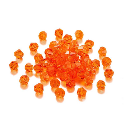 200Pcs 3mm ΑΒ Έγχρωμες γυαλιστερές γυάλινες χάντρες Loose Spacer Bicone Crystals Χάντρες για Αξεσουάρ κατασκευής κοσμημάτων βραχιολιών DIY