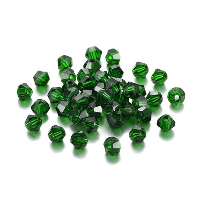 200Pcs 3mm ΑΒ Έγχρωμες γυαλιστερές γυάλινες χάντρες Loose Spacer Bicone Crystals Χάντρες για Αξεσουάρ κατασκευής κοσμημάτων βραχιολιών DIY