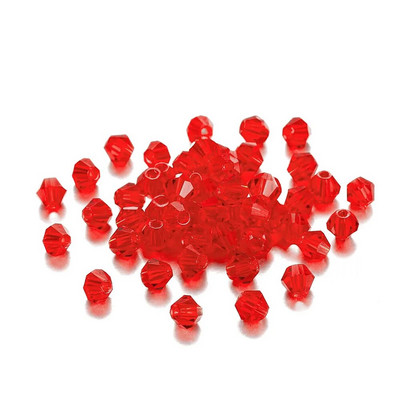 200Pcs 3mm ΑΒ Έγχρωμες γυαλιστερές γυάλινες χάντρες Loose Spacer Bicone Crystals Χάντρες για Αξεσουάρ κατασκευής κοσμημάτων βραχιολιών DIY