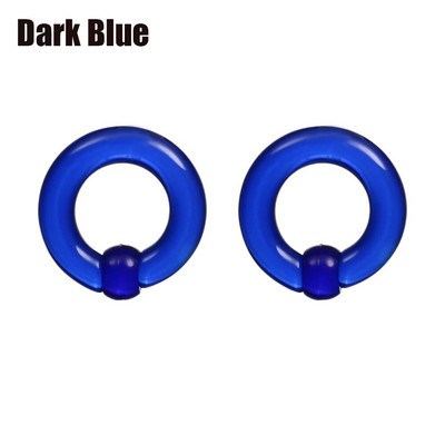 2 tk akrüülist BCR suur, suur, kinnine helmesrõngas kõrvatunneli pistiku laiendaja mõõturid nina vaheseina rõngas kõrvarõngas augustamine keha ehted