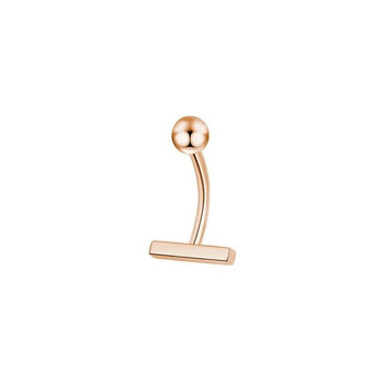 Σέξι κρεμαστό ομφαλό δαχτυλίδι από ανοξείδωτο ατσάλι με διπλό σχήμα T κοσμήματα κοσμήματα για διάτρηση κοιλιάς Ombligo