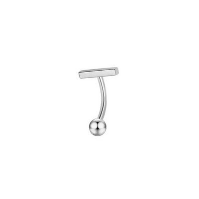 Σέξι κρεμαστό ομφαλό δαχτυλίδι από ανοξείδωτο ατσάλι με διπλό σχήμα T κοσμήματα κοσμήματα για διάτρηση κοιλιάς Ombligo