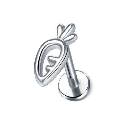 1kom nehrđajućeg čelika zvjezdano srce cvijet naušnica za piercing klin za žene Tragus Helix hrskavica klin piercing nakit za tijelo