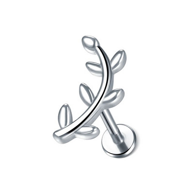 1kom nehrđajućeg čelika zvjezdano srce cvijet naušnica za piercing klin za žene Tragus Helix hrskavica klin piercing nakit za tijelo