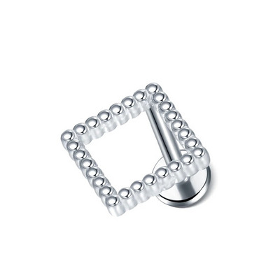 1kom nehrđajućeg čelika zvjezdano srce cvijet naušnica za piercing klin za žene Tragus Helix hrskavica klin piercing nakit za tijelo