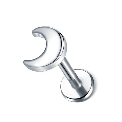 1kom nehrđajućeg čelika zvjezdano srce cvijet naušnica za piercing klin za žene Tragus Helix hrskavica klin piercing nakit za tijelo