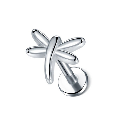 1kom nehrđajućeg čelika zvjezdano srce cvijet naušnica za piercing klin za žene Tragus Helix hrskavica klin piercing nakit za tijelo