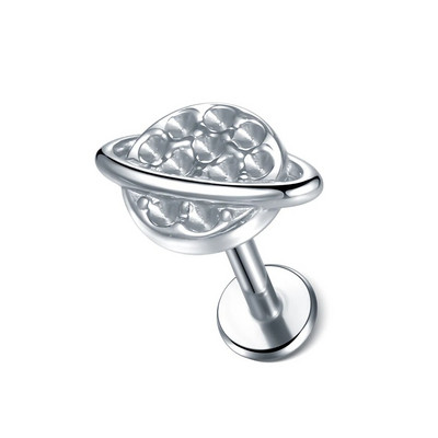 1kom nehrđajućeg čelika zvjezdano srce cvijet naušnica za piercing klin za žene Tragus Helix hrskavica klin piercing nakit za tijelo