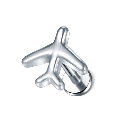 1kom nehrđajućeg čelika zvjezdano srce cvijet naušnica za piercing klin za žene Tragus Helix hrskavica klin piercing nakit za tijelo