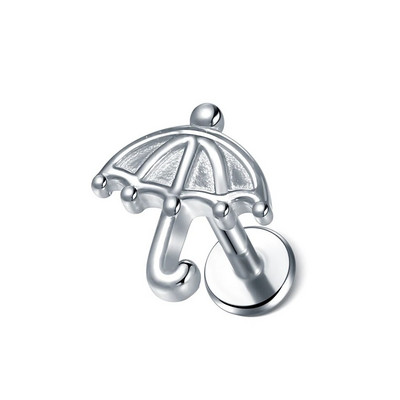 1kom nehrđajućeg čelika zvjezdano srce cvijet naušnica za piercing klin za žene Tragus Helix hrskavica klin piercing nakit za tijelo