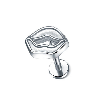 1kom nehrđajućeg čelika zvjezdano srce cvijet naušnica za piercing klin za žene Tragus Helix hrskavica klin piercing nakit za tijelo