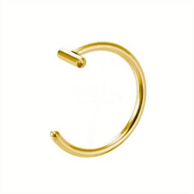 Piercing pentru nas fals din oțel inoxidabil de 10 mm Inele pentru sept inele C Clip pentru buze Cercei Inel pentru nas fals Bijuterii pentru corp pentru femei, fără perforare