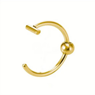 Piercing pentru nas fals din oțel inoxidabil de 10 mm Inele pentru sept inele C Clip pentru buze Cercei Inel pentru nas fals Bijuterii pentru corp pentru femei, fără perforare